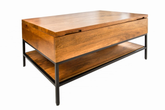 Konferenční stolek FACTORY 80 CM masiv mango, II. jakost (C)