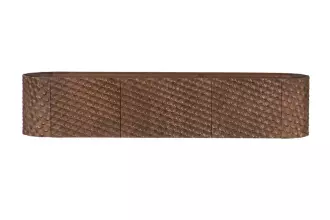 Závěsný televizní stolek ADLON II 3D 160 CM hnědý masiv mango