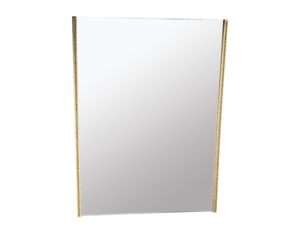 luxusní zrcalo ALMARA GOLD s potahem 24 kt zlata, krystaly