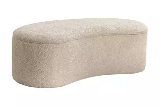 Pokojová lavice s ÚP ELEMENTAL 120 CM šampaňská béžová colin bouclé