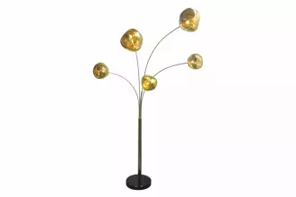 Stojací lampa LIQUID DIAMOND 200 CM zlatá