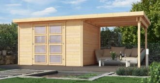 Dřevěný zahradní domek 321 (508 x 237 x 206 cm)