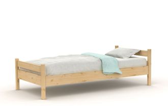 Borovicová postel L808 přírodní 90×200
