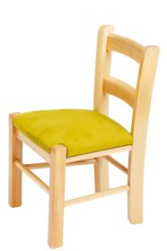 Židle dětská čalouněná APOLENKA buková