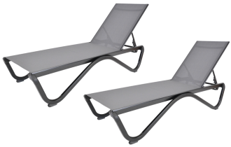 Lehátka ZWL-515 DUO hliníková - šedá