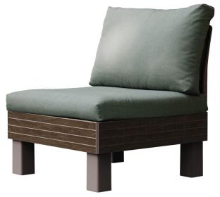 ELEMENTS SIGNATURE zahradní plastové křeslo - walnut ELEMENTS SIGNATURE zahradní plastové křeslo - walnut