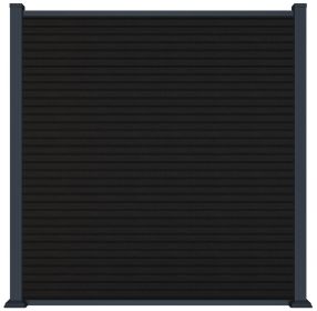 MODERN plotový panel WPC 180x180 cm HORIZONTÁLNÍ i VERTIKÁLNÍ a koncovky - antracit MODERN plotový panel WPC 180x180 cm HORIZONTÁLNÍ i VERTIKÁLNÍ a koncovky - antracit