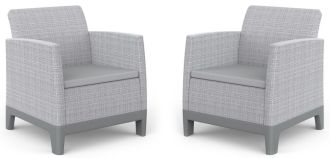 SCANDI FORMA DUO SET - Ash grey/Storm grey