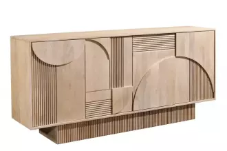 Komoda ART DECO WHITE 170 CM masiv mango