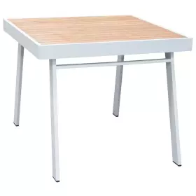 Zahradní jídelní stůl YORK 90 CM WHITE