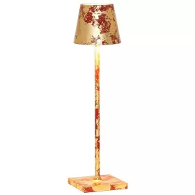 Zahradní lampička POLDINA zlatočervená - 27,5 cm