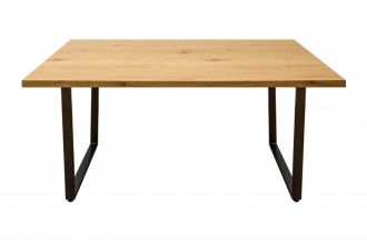 Jídelní stůl LOFT 160 CM dubový vzhled U rám, II. jakost (A)