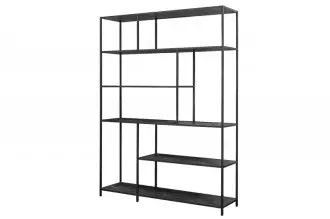 Regál SLIM LINE 185 CM vzhled antracitový mramor