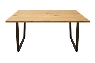 Jídelní stůl LOFT 160 CM dubový vzhled U rám - rozbaleno