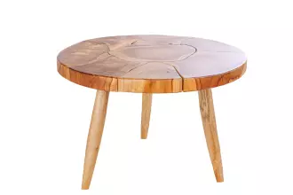 Konferenční stolek MOSAIK 60 CM přírodní teakové dřevo