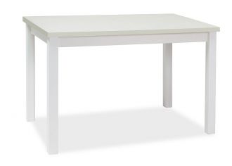 Jídelní stůl rozkládací HORACY 125x75 bílá mat
