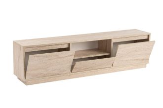 Vanguard stylový TV stolek, traventin