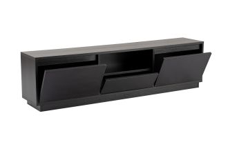 Vanguard stylový TV stolek, černé dřevo