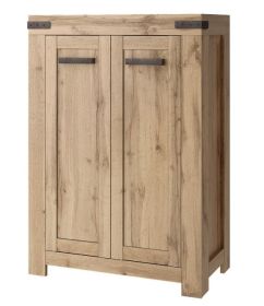 Komoda 2D do předsíně RIMOTTO, dub Wotan Komoda 2D do předsíně RIMOTTO, dub Wotan