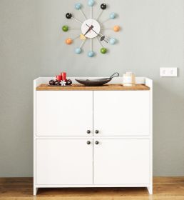 CHINO multifunkční skříňka, bílá/borovice CHINO multifunkční skříňka, bílá/borovice