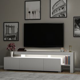 Beliz stylový TV stolek, bílá