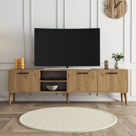 Exxen TV stolek na nožičkách, dub