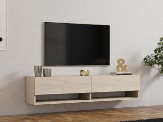 ARGES závěsný TV stolek, traventine ARGES závěsný TV stolek, traventine
