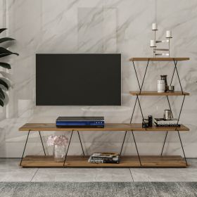 Ilgaz stylový TV stolek, borovice