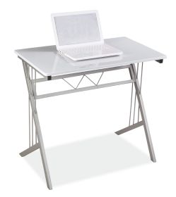Pracovní stůl B-120 bílá/aluminium