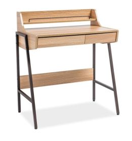 Pracovní stůl BR dub/černá mat