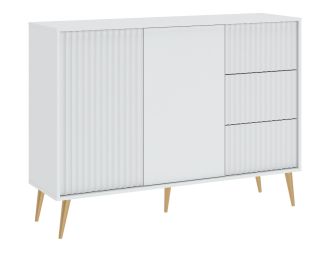 BARCELONA stylová komoda 2D3S, bílá