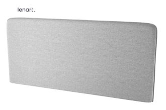 Polstrovaný záhlavník k posteli 180 cm barva šedá