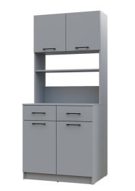 CAPSULE kuchyňská skříňka NO2, šedá