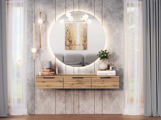 WM-2 závěsný konzolový stolek, dub Apalačský WM-2 závěsný konzolový stolek, dub Apalačský