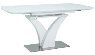 Jídelní stůl rozkládací FARO 120x80 bílá/ocel