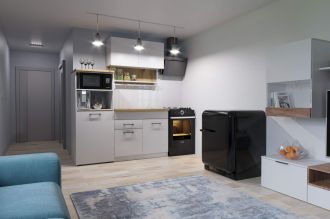 SENSE kuchyňská linka 160, Chinchila grey / Artisan