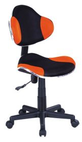 Kancelářská židle Q-G2 černá/oranžová