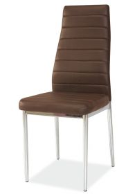 Jídelní čalouněná židle H-261 hnědá