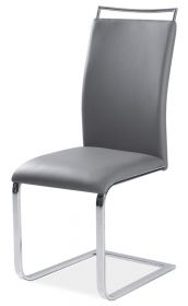 Jídelní čalouněná židle H-334 šedá