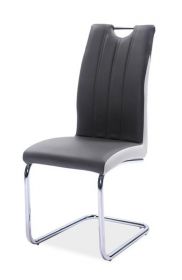 Jídelní čalouněná židle H-342 šedá/světlá šedá
