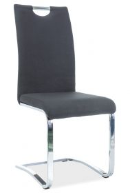 Jídelní čalouněná židle H-790 černá látka