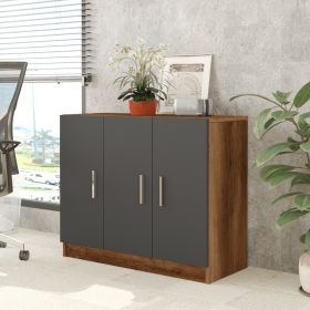 ZAFRA office skříňka, baroko/antracit