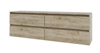 IDEA skříňka pod TV 1600, Gold craft oak / Satin