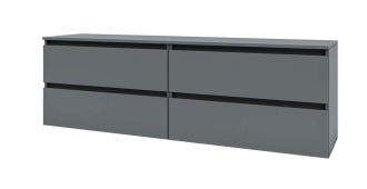 IDEA skříňka pod TV 1600, Grafite grey / Grafite grey IDEA skříňka pod TV 1600, Grafite grey / Grafite grey
