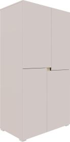 MARON šatní skříň 100, kašmír/dub Sonoma