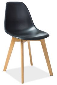 Jídelní židle MORIS černá/buk