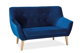 NORDIC 2 čalouněná pohovka, Bluvel 86/buk