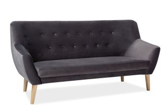 NORDIC 3 čalouněný trojsedák, Bluvel 14/buk