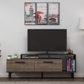 CANDLE TV stolek na nožičkách, ořech