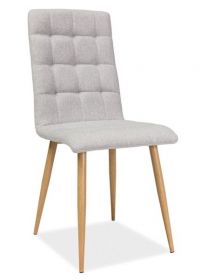 Jídelní čalouněná židle OTTO béžová/dub